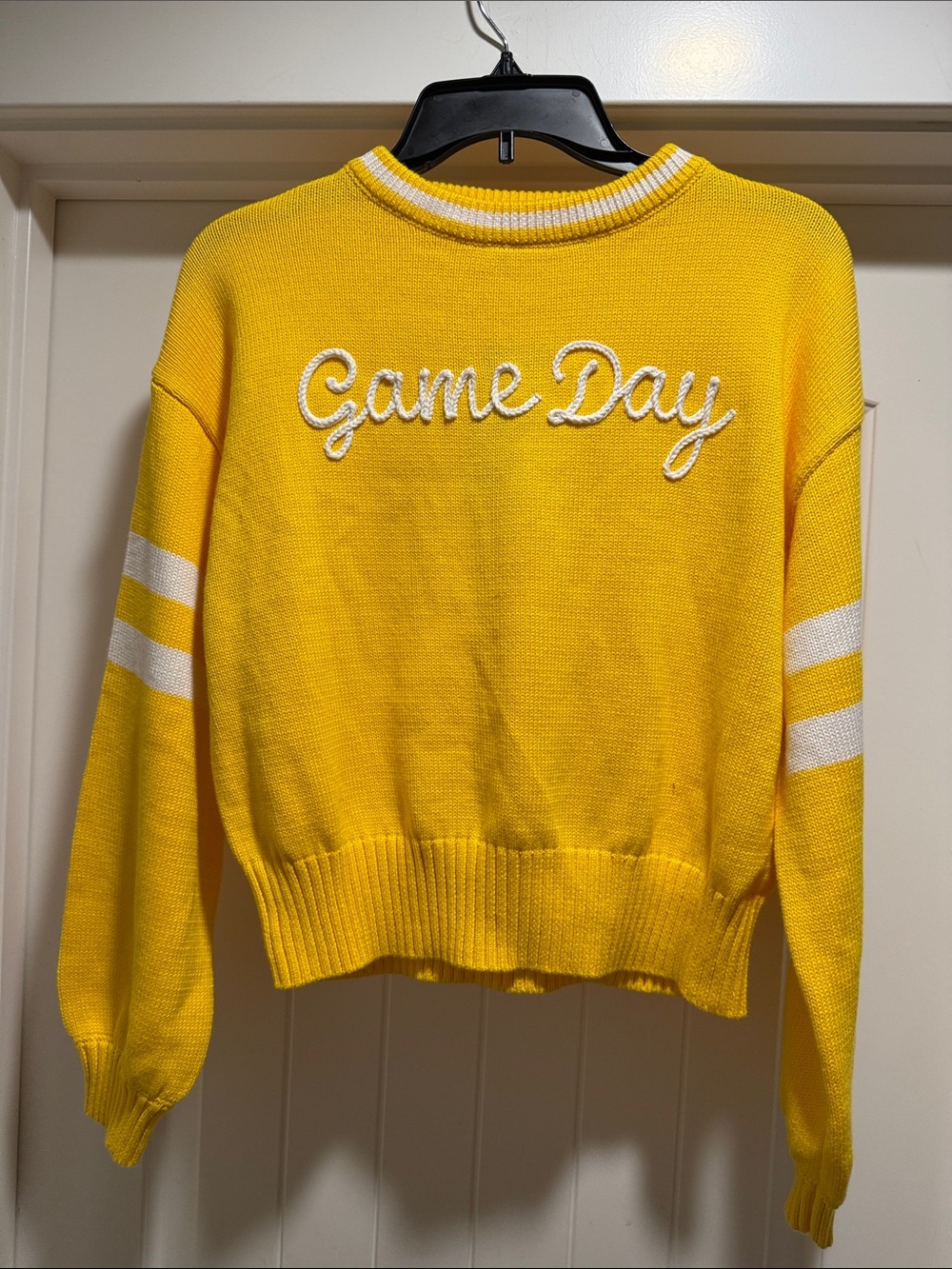 Game Day Yellow Crewneck Sweater